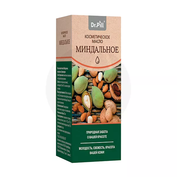 Изображение товара Миндальное косметическое масло 30мл для лица и волос, увлажнение и уход