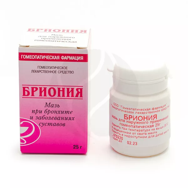 Изображение товара Бриония мазь д/наружн. прим., 25г Изображение товара Бриония мазь д/наружн. прим., 25г