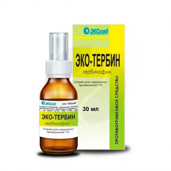 Эко-Тербин спрей д/наружн. прим. 1%, 30мл