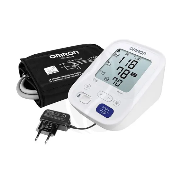 Изображение товара Автоматический цифровой тонометр Omron M3 Expert с адаптером и манжетой 22-42 см