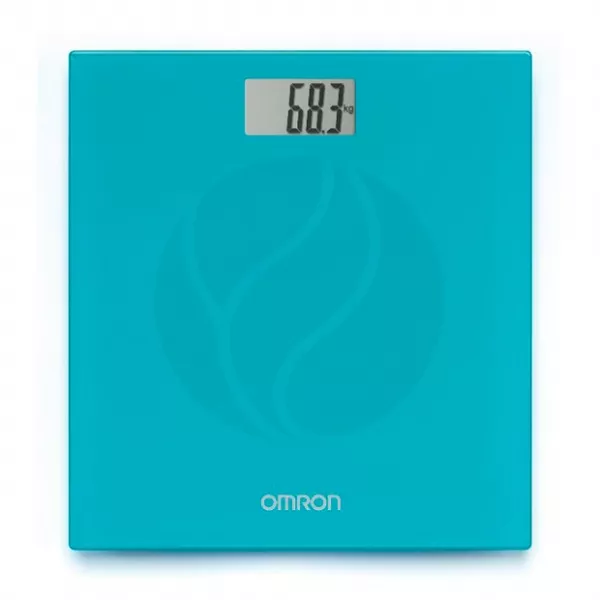 Изображение товара Напольные электронные весы Omron HN-289 бирюзовые быстрые и точные