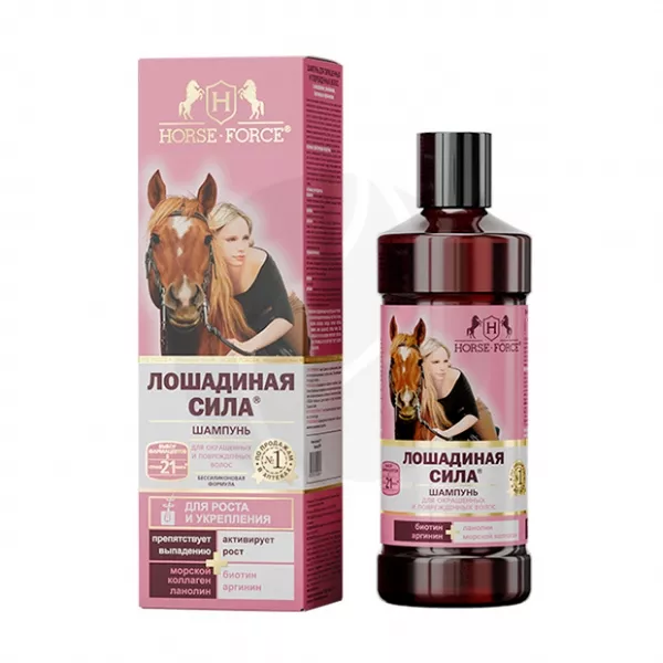 Изображение товара Лошадиная сила шампунь для окрашенных и поврежденных волос, 500мл