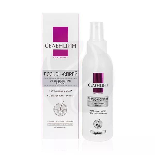 Изображение товара Лосьон-спрей для волос Селенцин Hair Therapy укрепление густота профилактика выпадения 150мл