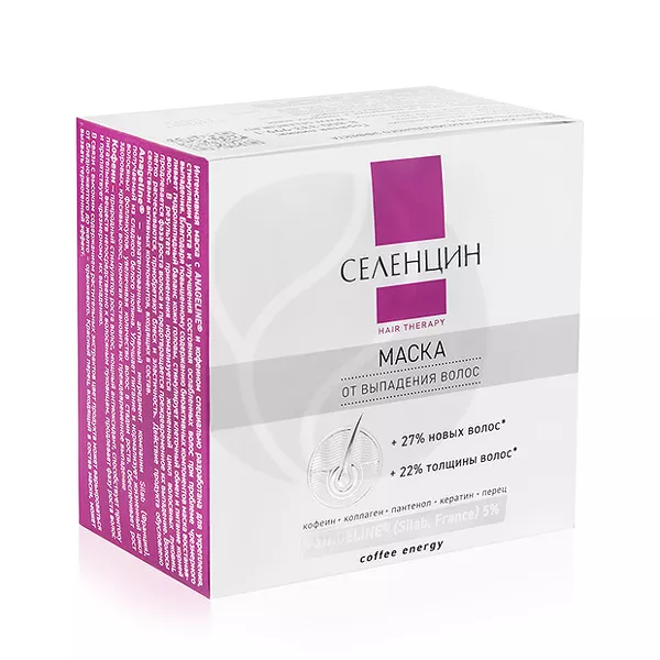 Изображение товара Селенцин Hair Therapy маска для волос от выпадения, 150мл Изображение товара Селенцин Hair Therapy маска для волос от выпадения, 150мл