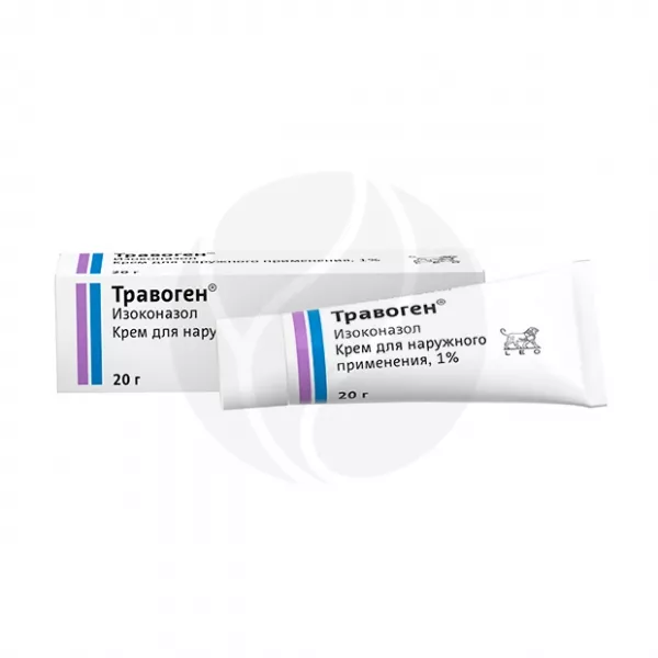 Травоген крем д/наружн. прим. 1%, 20г