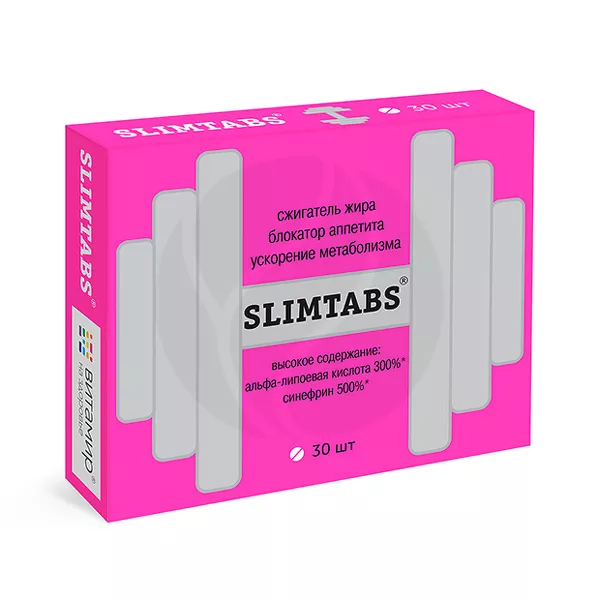 Изображение товара Слимтабс Синефрин и Альфа-липоевая кислота таблетки, №30