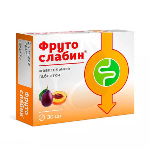 Изображение товара Фрутослабин Квадрат-С 600мг Жевательные таблетки 30 шт Изображение товара Фрутослабин Квадрат-С 600мг Жевательные таблетки 30 шт