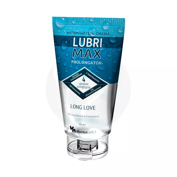 Изображение товара Lubrimax Prolongator гель-смазка 150 мл для комфорта и безопасного использования Изображение товара Lubrimax Prolongator гель-смазка 150 мл для комфорта и безопасного использования