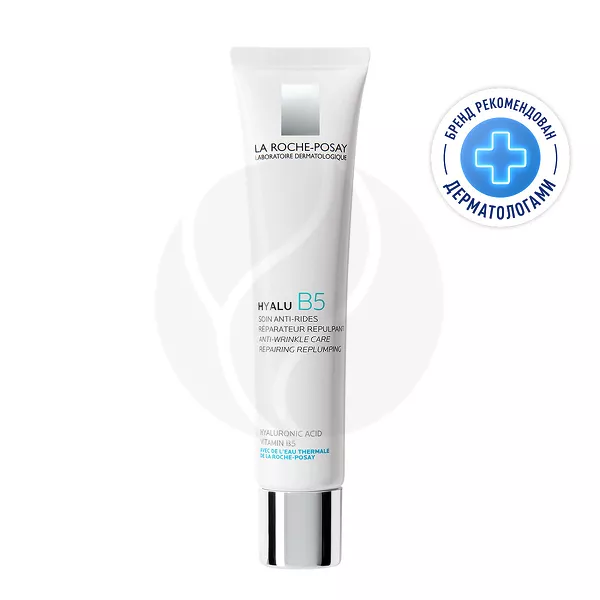 Изображение товара La Roche-Posay Hyalu B5 Увлажняющий антивозрастной крем для лица против морщин, 40мл Изображение товара La Roche-Posay Hyalu B5 Увлажняющий антивозрастной крем для лица против морщин, 40мл