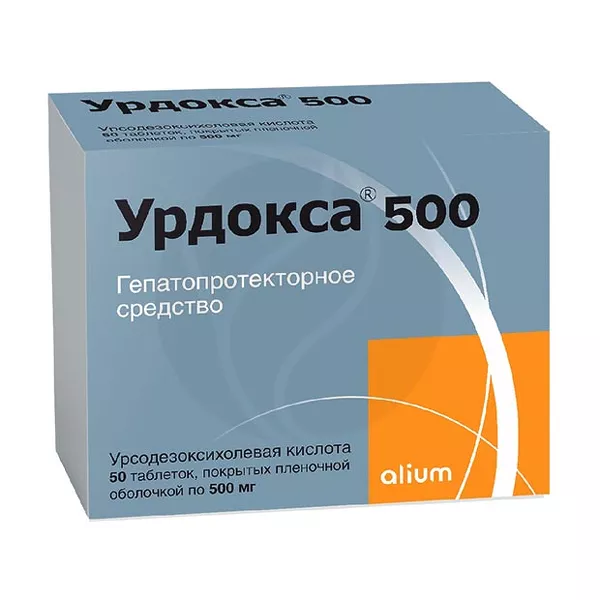 Изображение товара Урдокса 500 мг таблетки покрытые пленочной оболочкой №50 для печени и желчных путей