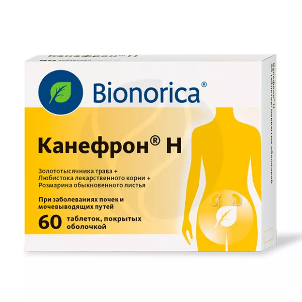 Изображение товара Канефрон Н таблетки п/о, №60 Изображение товара Канефрон Н таблетки п/о, №60