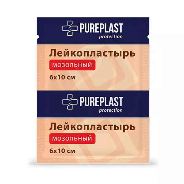 Изображение товара Pureplast пластырь мозольный 6х10 см №1 надежная защита от мозолей Изображение товара Pureplast пластырь мозольный 6х10 см №1 надежная защита от мозолей