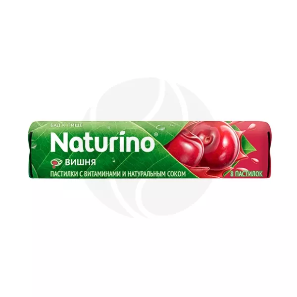 Изображение товара Naturino пастилки вишня с витаминами и натуральным соком, 33,6г Изображение товара Naturino пастилки вишня с витаминами и натуральным соком, 33,6г