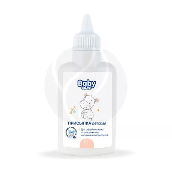 Изображение товара Присыпка детская Baby Care для защиты кожи от раздражений, 30г