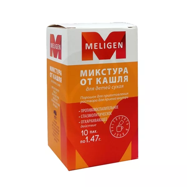 Изображение товара Сухая микстура от кашля для детей порошок д/пригот. р-ра д/приема внутрь 1,47г, №10