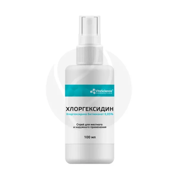 Изображение товара Vitascience Хлоргексидин спрей д/местн. и наружн. прим. 0,05%, 100мл
