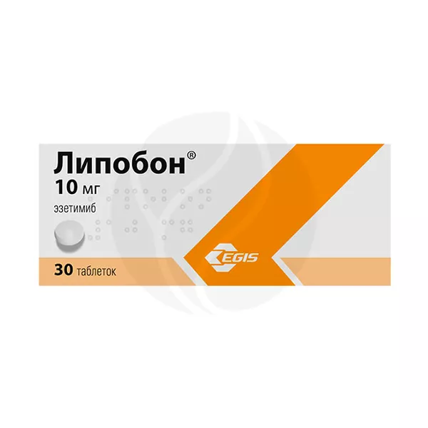 Изображение товара Липобон 10мг Эзетимиб таблетки Изображение товара Липобон 10мг Эзетимиб таблетки