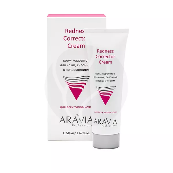 Изображение товара Aravia Professional крем-корректор для кожи лица склонной к покраснениям, 50мл Изображение товара Aravia Professional крем-корректор для кожи лица склонной к покраснениям, 50мл