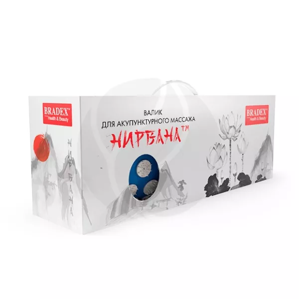 Bradex валик ортопедический для акупунктурного массажа Нирвана
