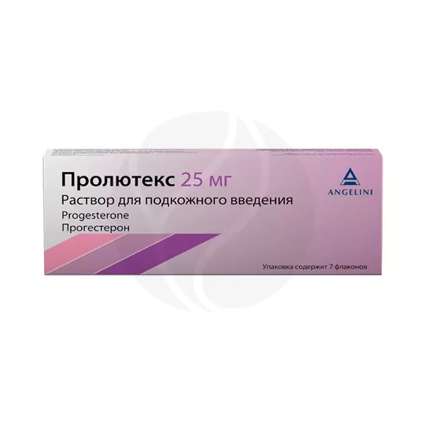 Изображение товара Пролютекс раствор д/инъекций 25мг, 1,112мл №7 Изображение товара Пролютекс раствор д/инъекций 25мг, 1,112мл №7