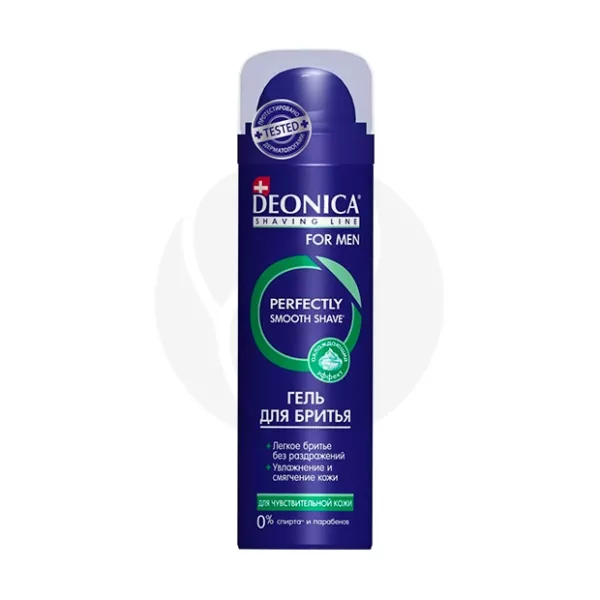 Deonica For Men гель для бритья для чувствительной кожи, 200мл