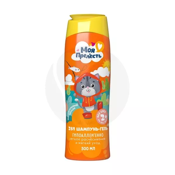 Изображение товара Моя Прелесть шампунь-гель 2в1 для детей Персиковый нектар 500мл