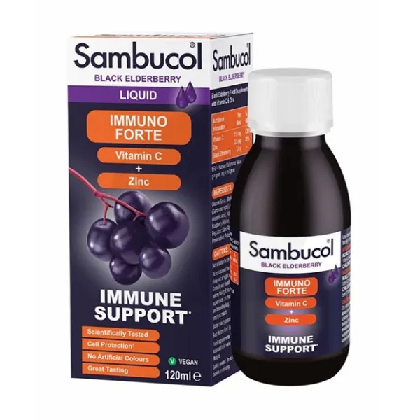 Изображение товара Sambucol Иммуно форте сироп, 120мл