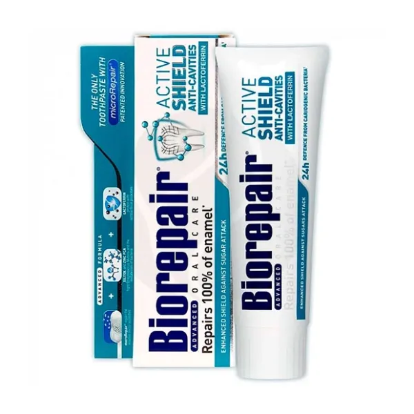Изображение товара Biorepair Active Shield зубная паста для защиты эмали, 75мл