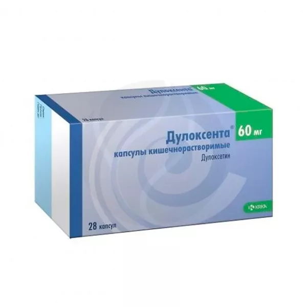 Дулоксента капсулы кишечнораст. 60мг, №28