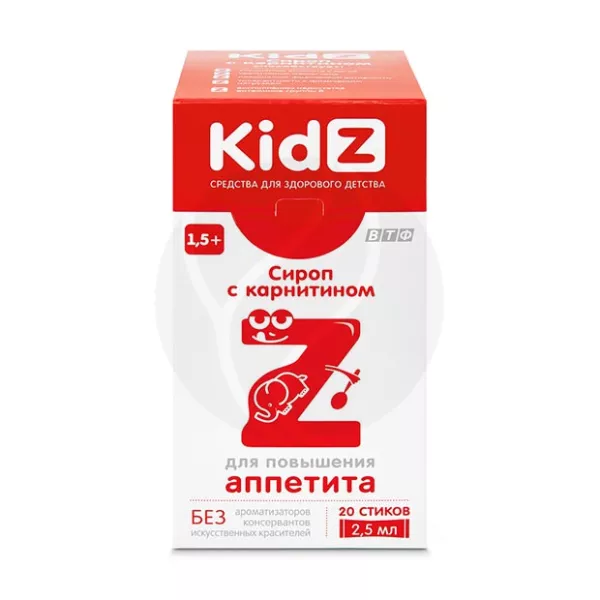 KidZ С карнитином сироп для детей 2,5мл, №20
