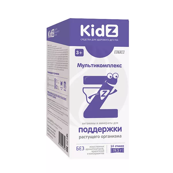 Изображение товара KidZ Мультикомплекс желейный батончик №14 с витаминами и минералами для иммунитета Изображение товара KidZ Мультикомплекс желейный батончик №14 с витаминами и минералами для иммунитета