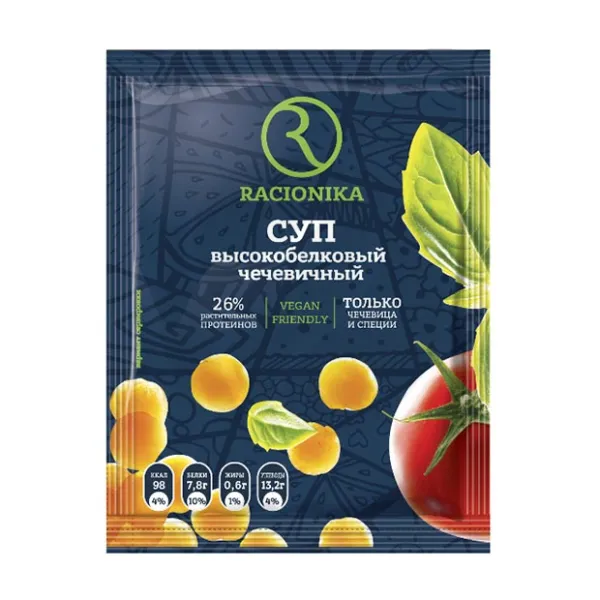 Изображение товара Racionika Diet чечевичный крем-суп 30г