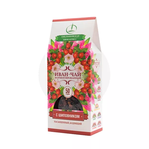 Изображение товара Иван-чай с плодами шиповника, 50г
