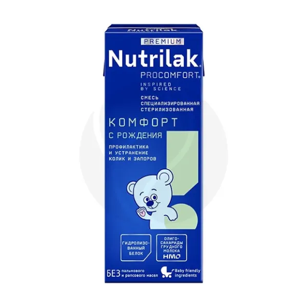 Изображение товара Nutrilak Premium Комфорт жидкая готовая смесь 0+ 200мл Россия Изображение товара Nutrilak Premium Комфорт жидкая готовая смесь 0+ 200мл Россия