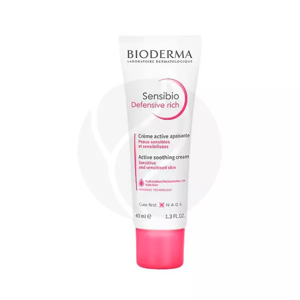 Изображение товара Bioderma Sensibio Defensive насыщенный крем для чувствительной кожи 40мл Изображение товара Bioderma Sensibio Defensive насыщенный крем для чувствительной кожи 40мл
