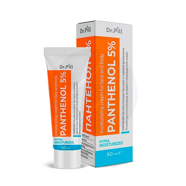 Изображение товара Увлажняющий крем для лица и тела Dr.Pill 50 мл с Пантенолом 5%