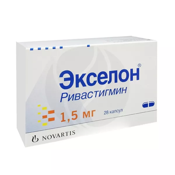 Изображение товара Экселон капсулы 1,5мг, 28 капсул для лечения деменции