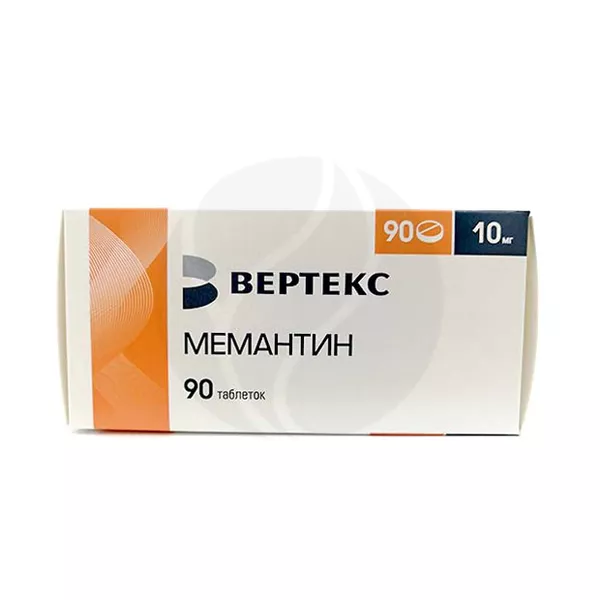 Изображение товара Мемантин Вертекс Мемантина гидрохлорид 10 мг (Деменция) - мемантин для Альцгеймера Изображение товара Мемантин Вертекс Мемантина гидрохлорид 10 мг (Деменция) - мемантин для Альцгеймера
