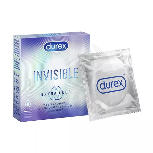 Изображение товара Ultra Thin Дurex Invisible презервативы 3 шт с силиконовой смазкой Изображение товара Ultra Thin Дurex Invisible презервативы 3 шт с силиконовой смазкой