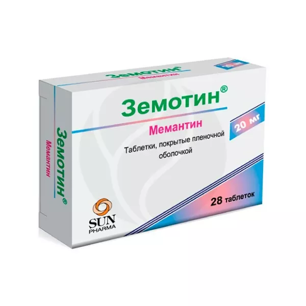 Земотин таблетки покрыт. п/о 20мг, №28