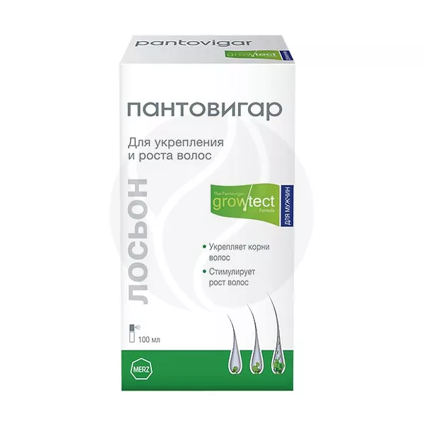 Изображение товара Пантовигар лосьон для укрепления и роста волос для мужчин, 100мл Изображение товара Пантовигар лосьон для укрепления и роста волос для мужчин, 100мл