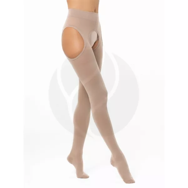 Изображение товара Интекс Универсал компрессионные чулки 1 класс бежевые для профилактики вен