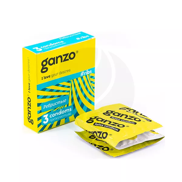 Изображение товара Презервативы Ganzo Ribs с ребристостью и накопителем Изображение товара Презервативы Ganzo Ribs с ребристостью и накопителем