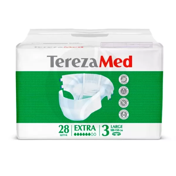 TerezaMed Extra подгузники р-р. Large №3 (100-150см), №28