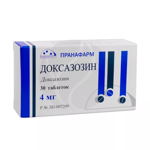 Доксазозин таблетки 4мг, №30