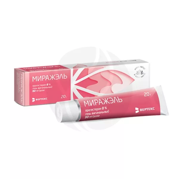 Миражэль гель вагинальный +аппликатор 90мг/доза, 20г