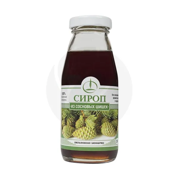 Изображение товара Сироп из сосновых шишек 250г натуральный лечебный продукт