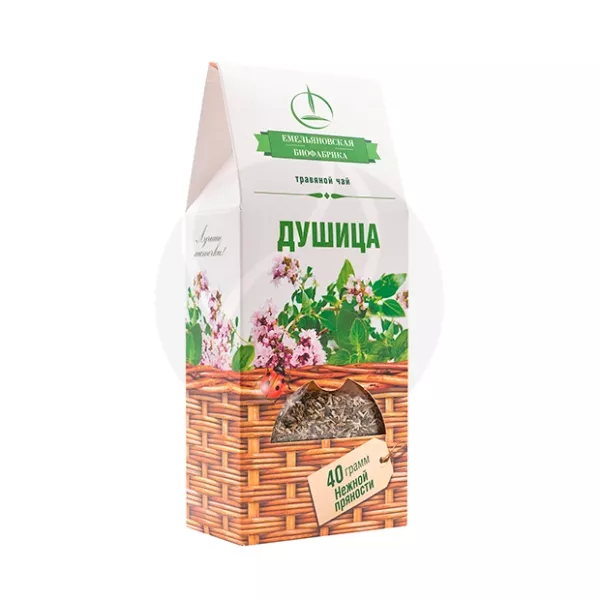 Изображение товара Травяной чай душица 40г натуральный напиток для здоровья и отдыха