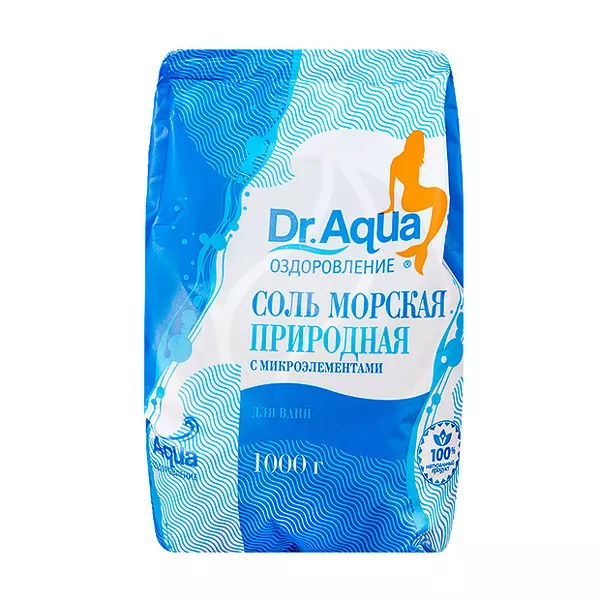 Изображение товара Dr.Aqua соль для ванн морская природная с микроэлементами, 1000г Изображение товара Dr.Aqua соль для ванн морская природная с микроэлементами, 1000г