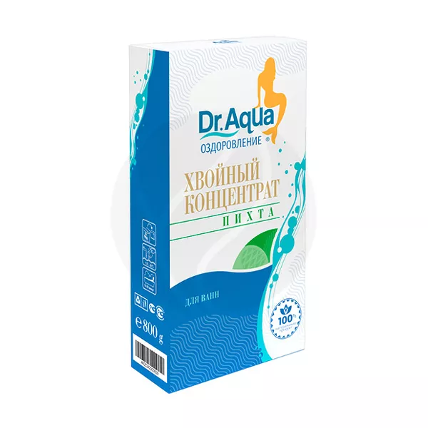 Изображение товара Концентрат хвойный для ванн Пихта Dr.Aqua 800г натуральное средство для оздоровления кожи Изображение товара Концентрат хвойный для ванн Пихта Dr.Aqua 800г натуральное средство для оздоровления кожи